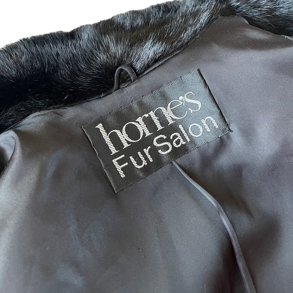 Authentic Christian Dior Genuine Black Ranch Mink Jacket Coat Women’s Large - Picture 11 of 13